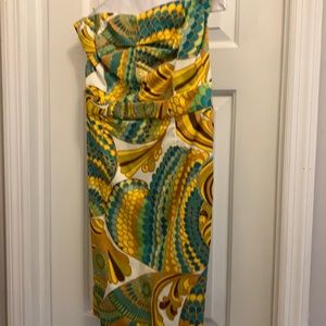 Trina Turk Banana Republic Strapless Dress 8